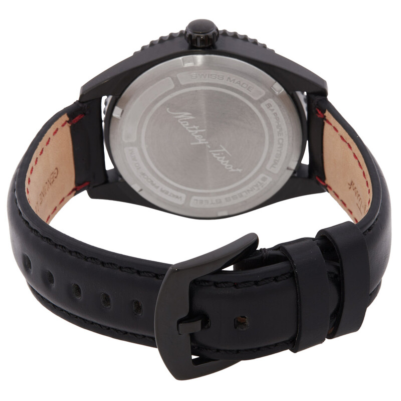 Mathey-Tissot Atlas Quartz Black Dial Men's Watch MTWG9001102