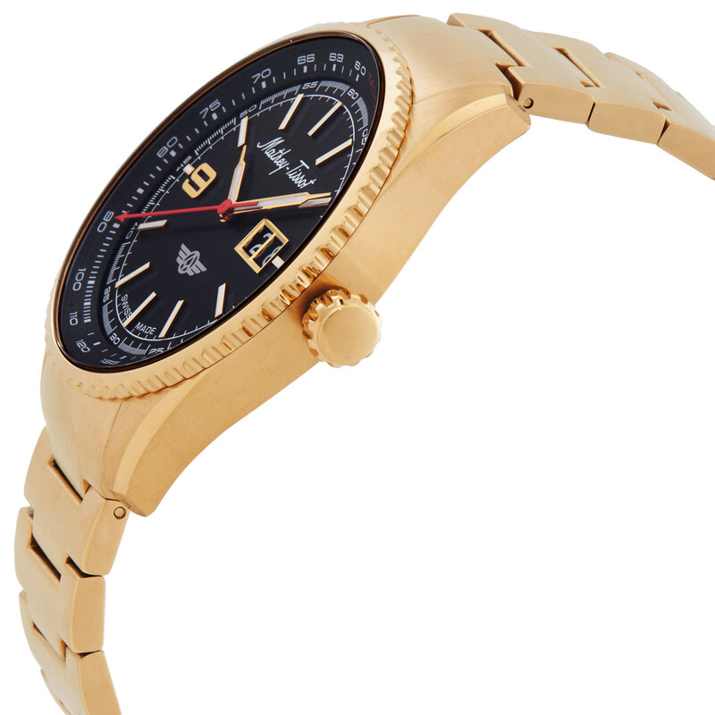 Mathey-Tissot Atlas Quartz Black Dial Men display picture 1