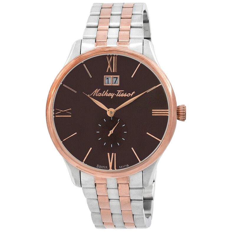Mathey-Tissot Edmond Metal Brown Dial Men's Watch H1886MRM