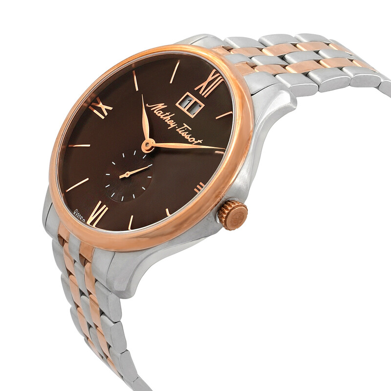 Mathey-Tissot Edmond Metal Brown Dial Men's Watch H1886MRM