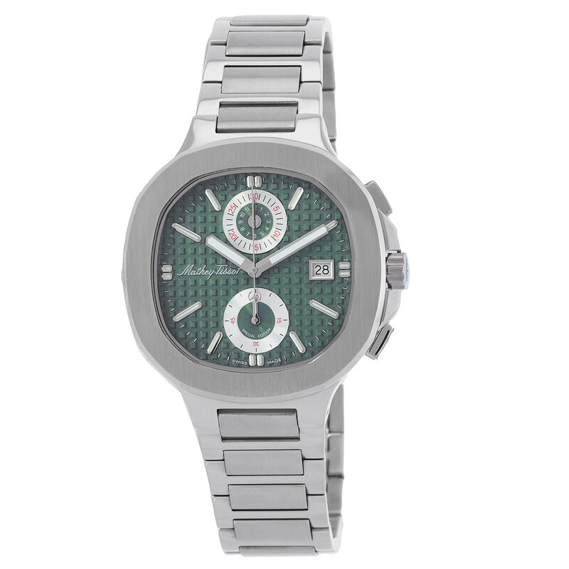 Mathey-Tissot Evasion Chronograph Quartz Green Dial Men's Watch