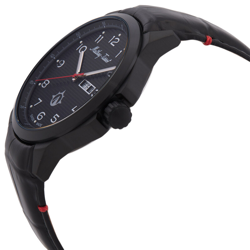 Mathey-Tissot Excalibur Quartz Black Dial Men's Watch MTWG2001104