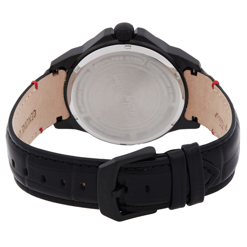 Mathey-Tissot Excalibur Quartz Black Dial Men's Watch MTWG2001104