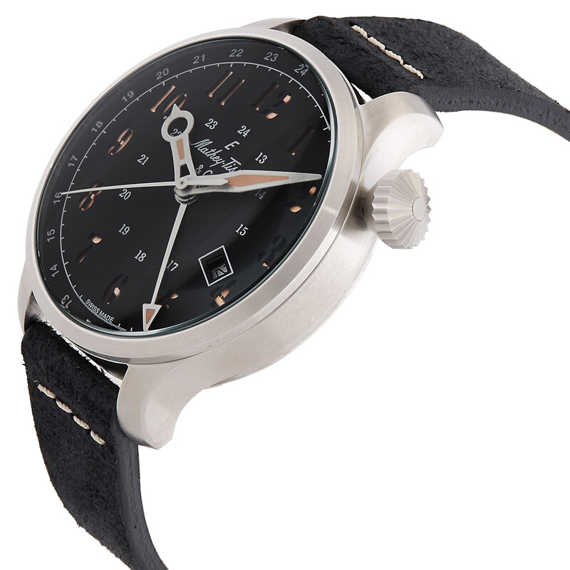 Mathey-Tissot GMT 293 Automatic Black Dial Men's Watch H123ABU