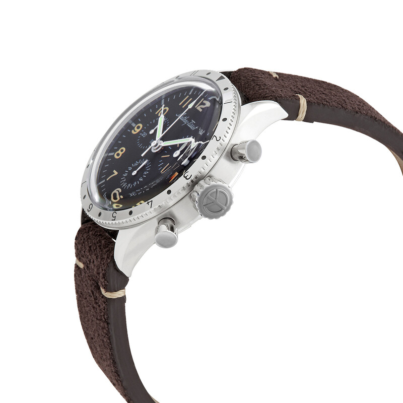 Mathey-Tissot Homage TYPE XX Chronograph Quartz Black Dial Men's