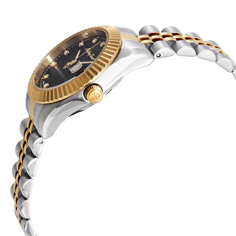 Mathey-Tissot Mathey III Quartz Crystal Black Dial Ladies  display picture 3