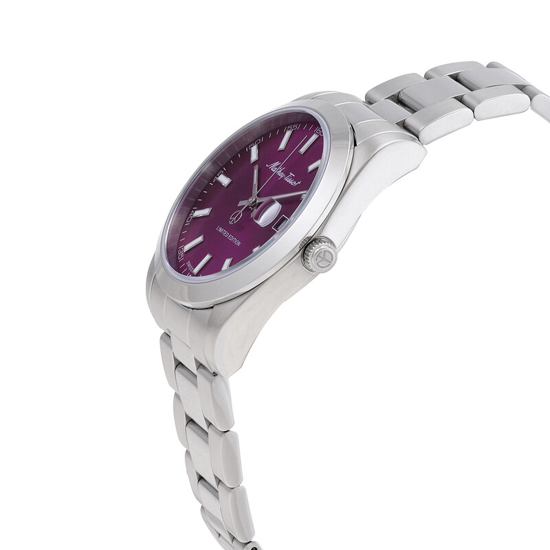 Mathey-Tissot Mathy I LE Quartz Purple Dial Men display picture 3