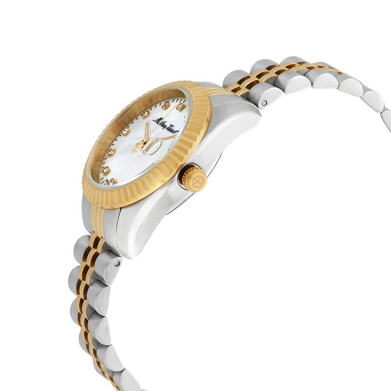 Mathey-Tissot Mathy III MOP Quartz White Dial Ladies Watch  display picture 2