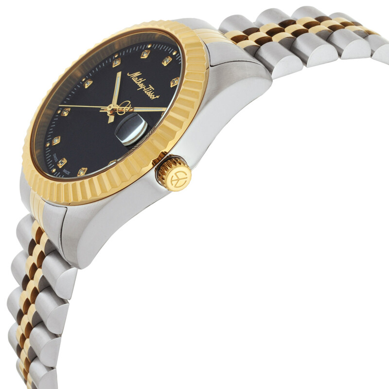 Mathey-Tissot Mathy III Quartz Black Dial Ladies Watch 