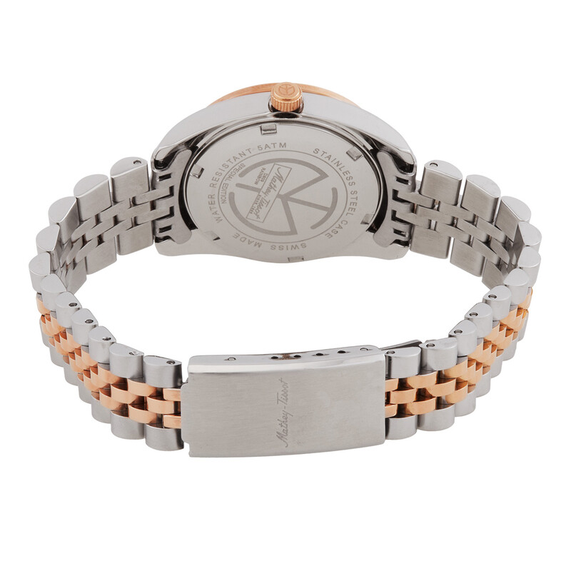 Mathey-Tissot Mathy Rainbow Quartz White Dial Ladies Watch  display picture 3