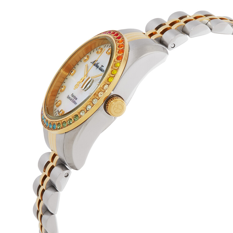 Mathey-Tissot Mathy Rainbow Quartz White Dial Ladies Watch  display picture 2