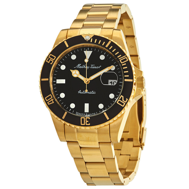 Mathey-Tissot Mathy Vintage Automatic 42mm Black Dial Men