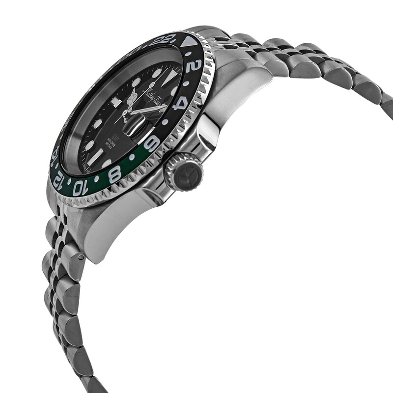 Mathey-Tissot Mathy Vintage GMT Quartz Black Dial Sprite  display picture 1