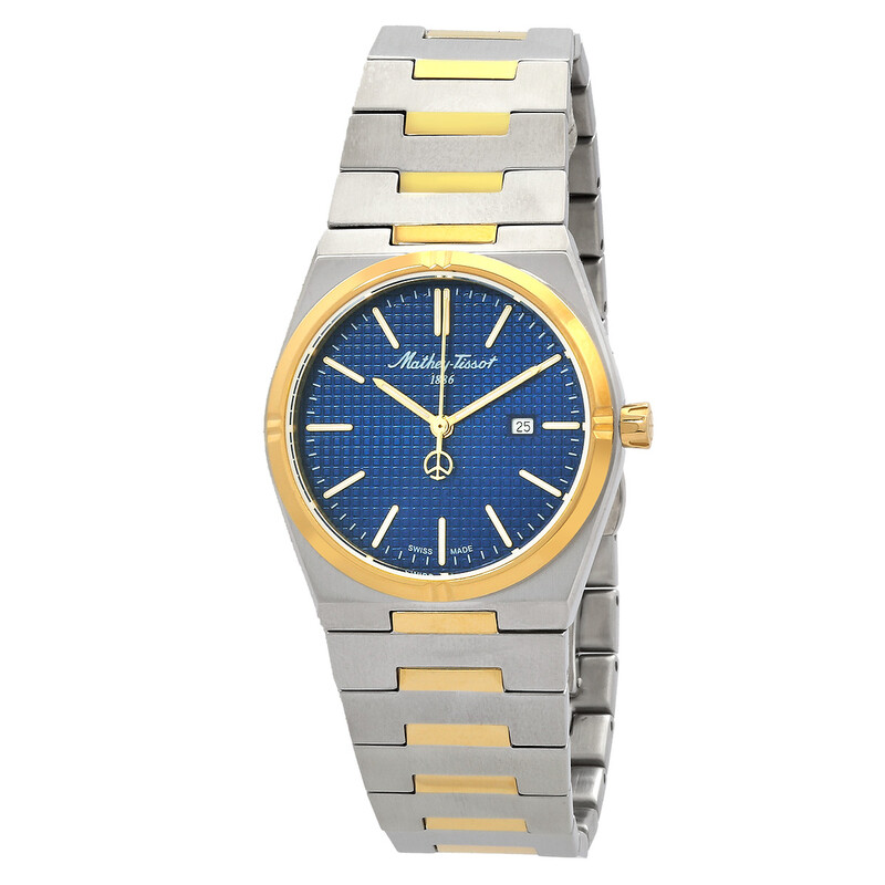 Mathey-Tissot Quartz Blue Dial Ladies Watch D117BBU - Watches