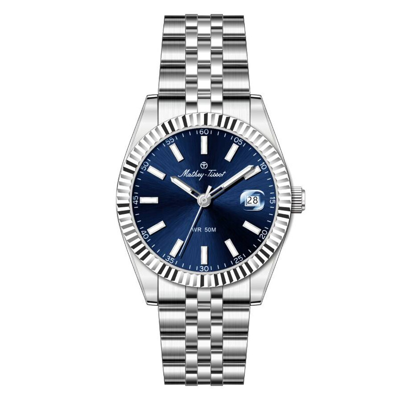 Mathey-Tissot Quartz Blue Dial Men's Watch H250953D-A 020571485068