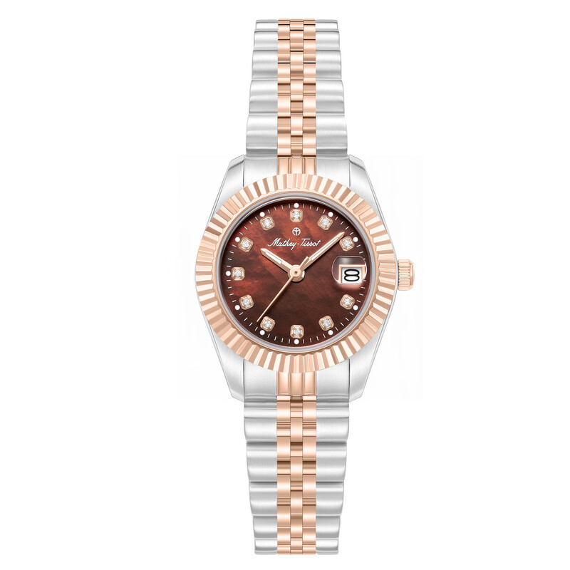 NWT Mathey-Tissot Quartz Rose Gold Mother of Pearl Dial Ladies Watch Mathey-Tissot | Accessories | Nwt Matheytissot Quartz Rose  main image 2