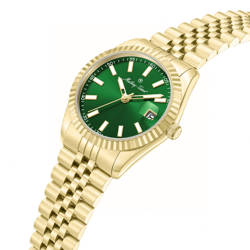 Mathey-Tissot Quartz Green Dial Men's Watch H250953D-B