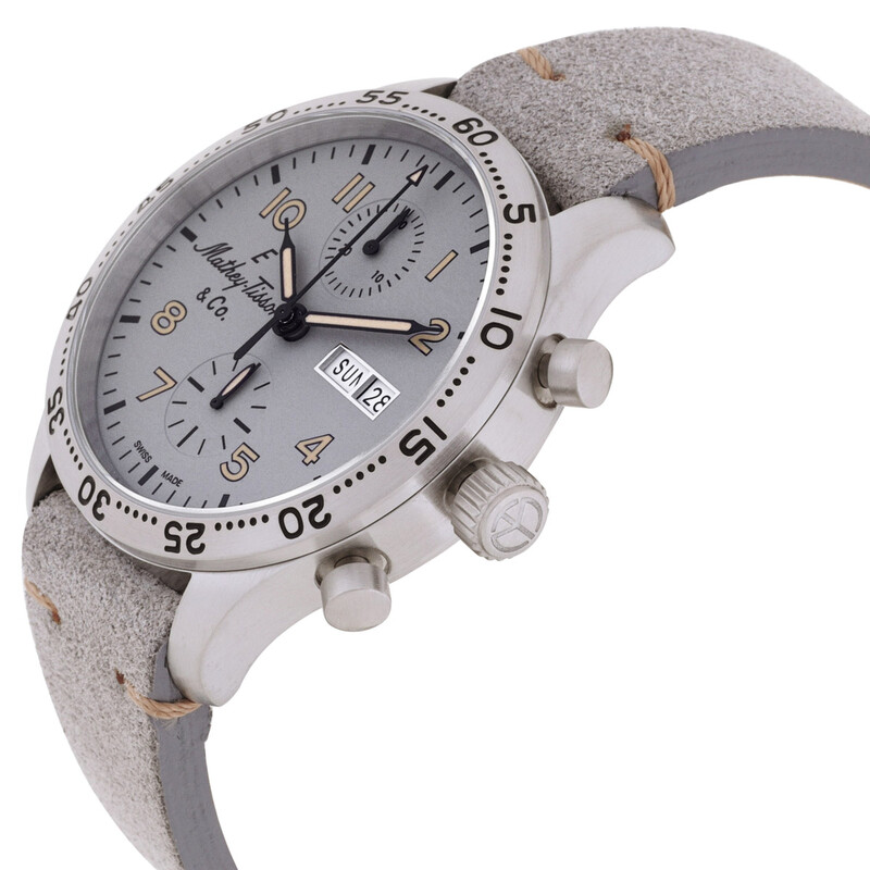 Mathey-Tissot Type 21 Chrono Auto Chronograph Automatic Grey Dial