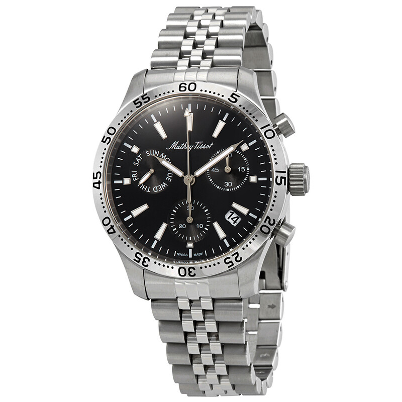 Mathey-Tissot Type 22 Chronograph Black Dial Men's Watch H1822CHAN