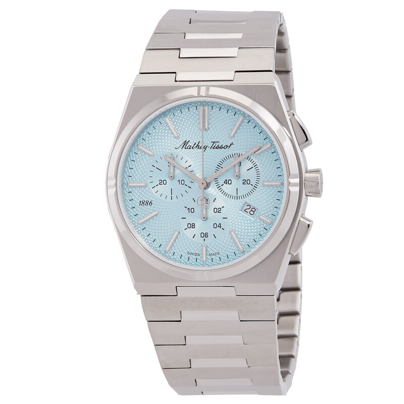 Mathey-Tissot Zeus Chronograph Quartz Blue Dial Men's Watch