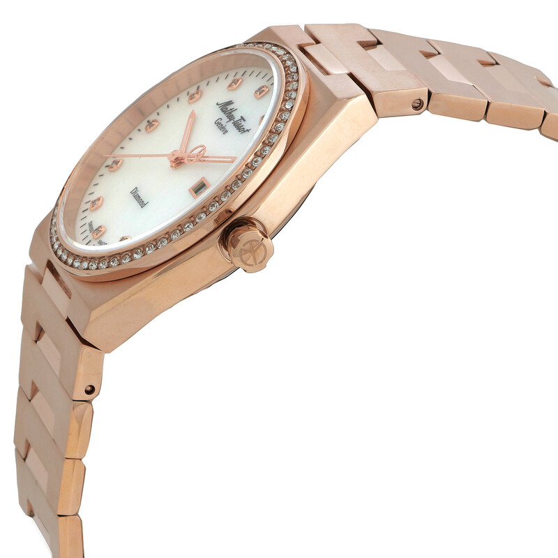 Mathey-Tissot Zeus Lady Diamond Quartz White Dial Ladies Watch