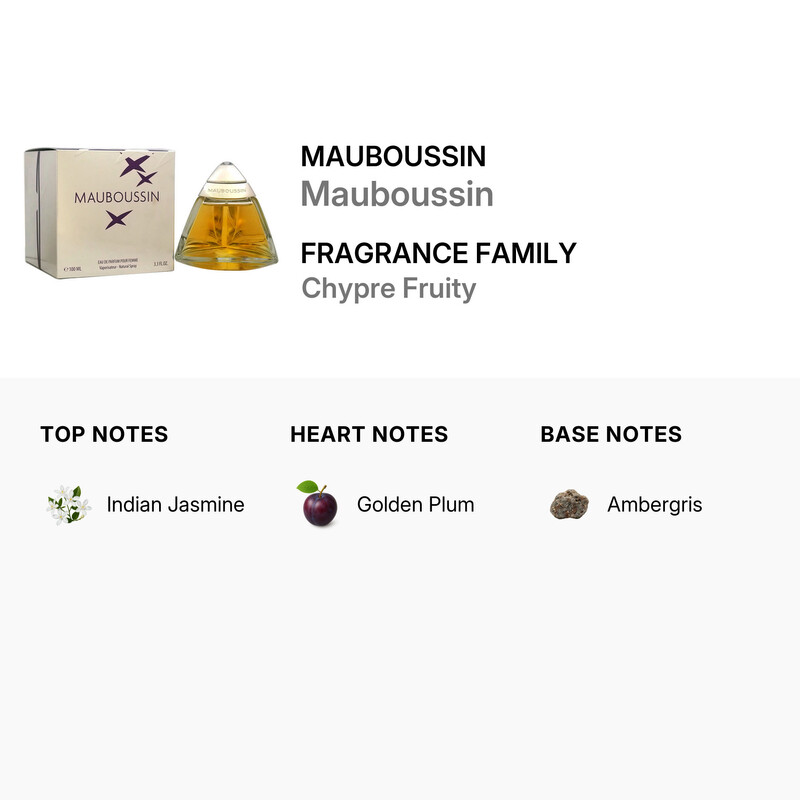 【名香✨希少✨未使用品】MAUBOUSSIN モーブッサン EDP 100ml Mauboussin by Mauboussin for Women - 3.3 oz EDP Spray