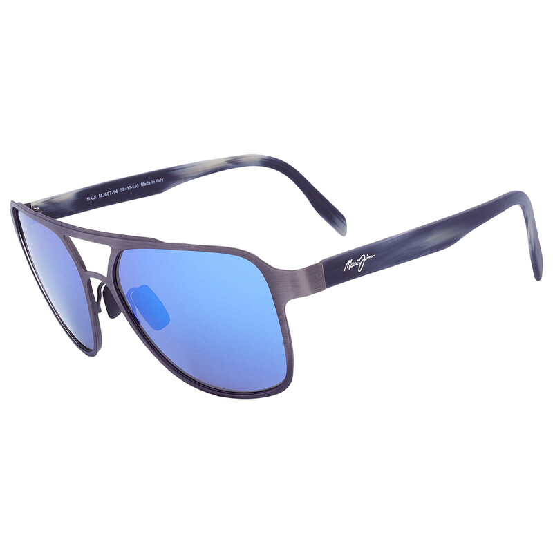Maui Jim 2nd Reef Blue Hawaii Navigator Men's Sunglasses B607-14