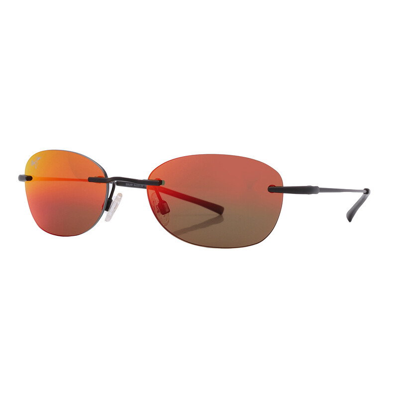 Maui Jim Aki Aki Hawaii Lava Oval Unisex Sunglasses RM333-2M 50