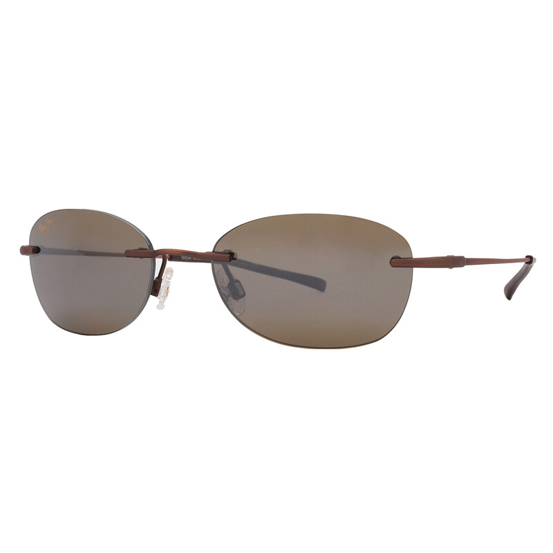 Maui Jim Aki Aki HCL Bronze Oval Unisex Sunglasses H333-18 50
