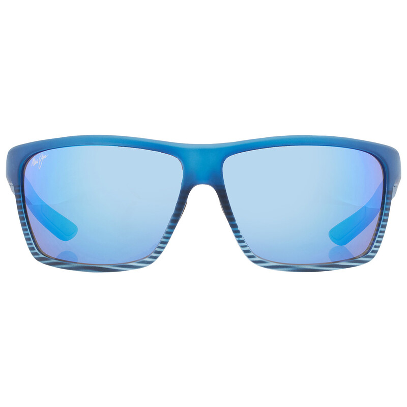 Maui Jim Alenuihaha Blue Hawaii Wrap Unisex Sunglasses B839-03S 64
