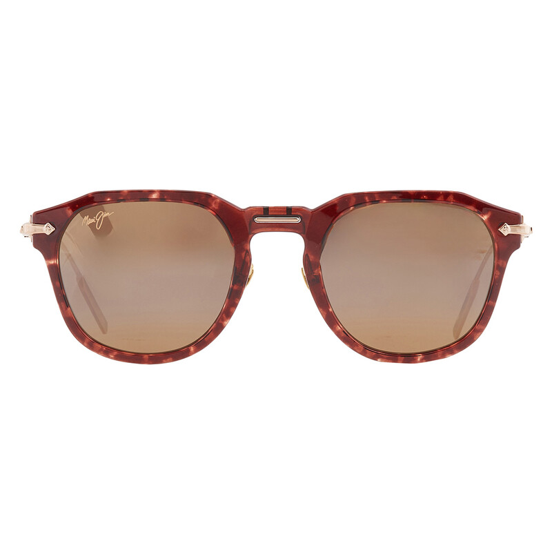 Maui Jim Alika HCL Bronze Square Unisex Sunglasses H837-10 49