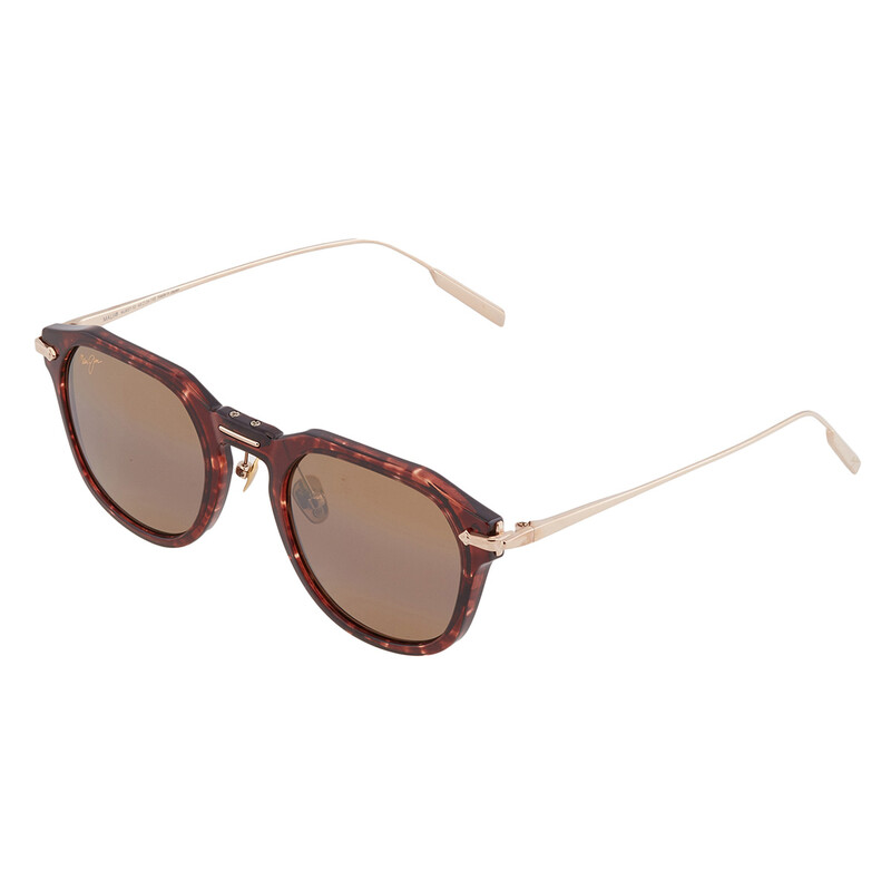 Maui Jim Alika HCL Bronze Square Unisex Sunglasses H837-10 49