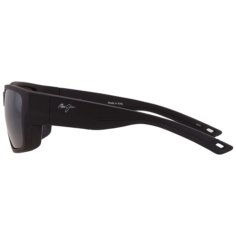 Maui Jim Amberjack Neutral Grey Wrap Unisex Sunglasses 896-02 60