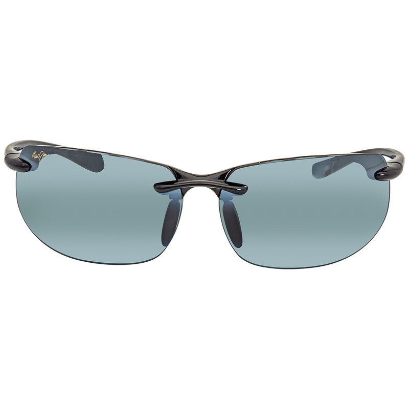 Maui Jim Banyans Neutral Grey Wrap Unisex Sunglasses 412-02 70