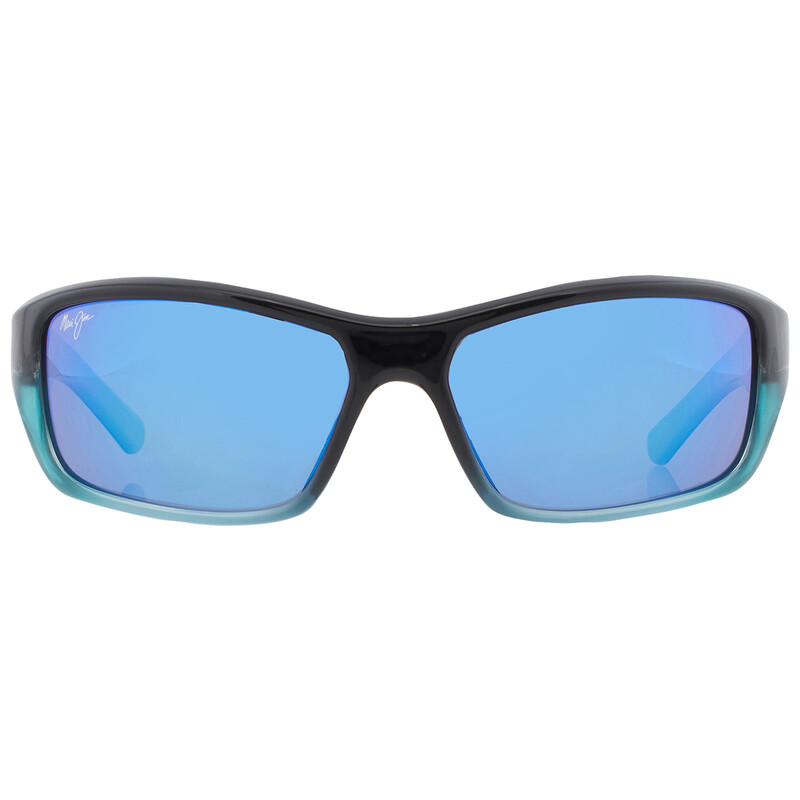 Maui Jim Barrier Reef Blue Hawaii Wrap Unisex Sunglasses B792-06C