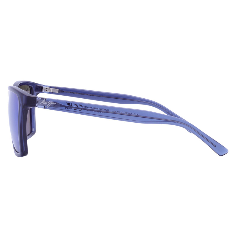 Maui Jim Cruzem Blue Hawaii Rectangular Unisex Sunglasses B864-03