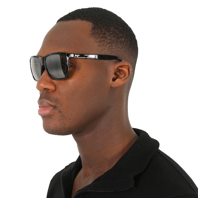 Maui Jim ウェリントン スポーツ y2k モード サングラス Maui Jim Cruzem Neutral Grey Rectangular Unisex Sunglasses 864-02