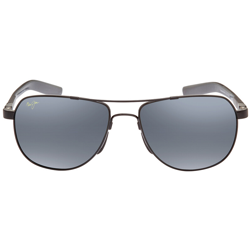 Maui Jim Guardrails Nuetral Grey Pilot Unisex Sunglasses 327-02 57