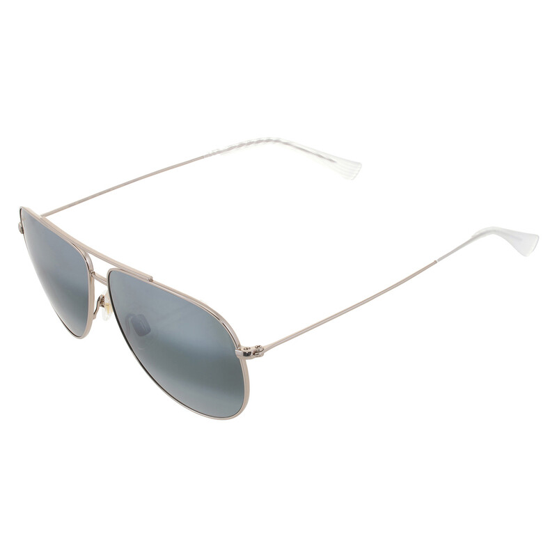 Maui Jim Hau'oli Neutral Grey Pilot Men's Sunglasses 665-16A 59