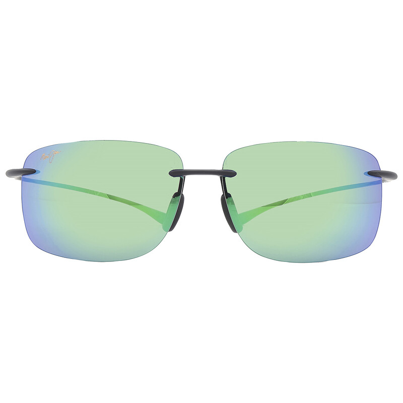 Maui Jim Hema MAUIGreen Rectangular Unisex Sunglasses GM443-2M 62