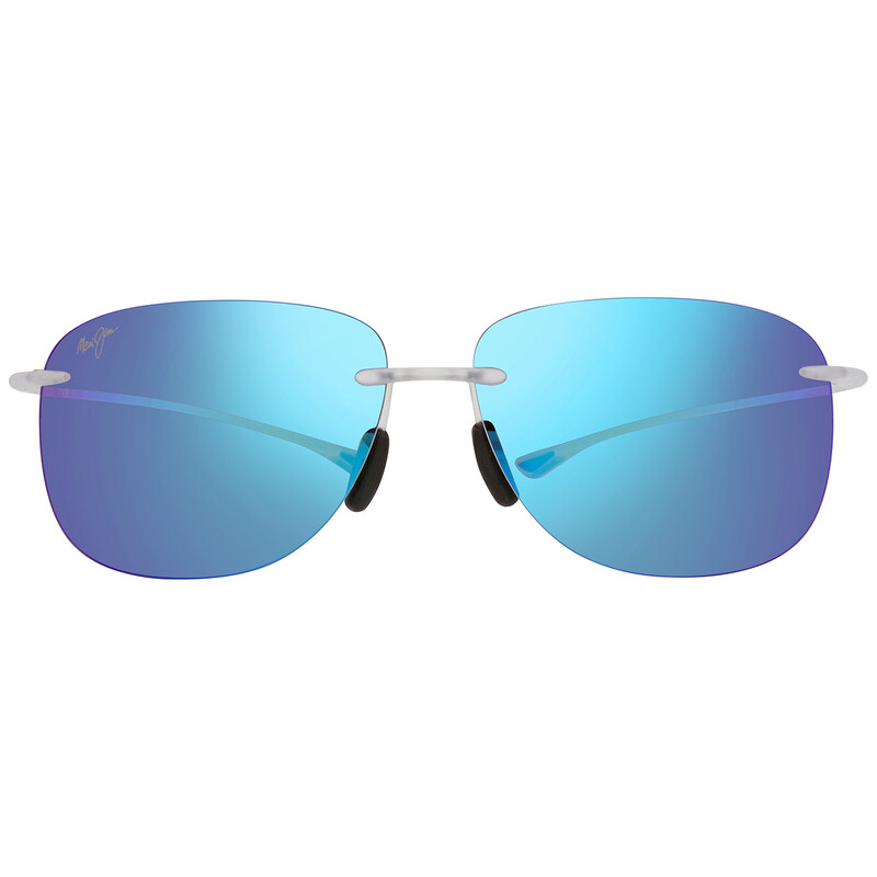 Maui Jim Hikina Blue Hawaii Wrap Men's Sunglasses B445-05CM 62