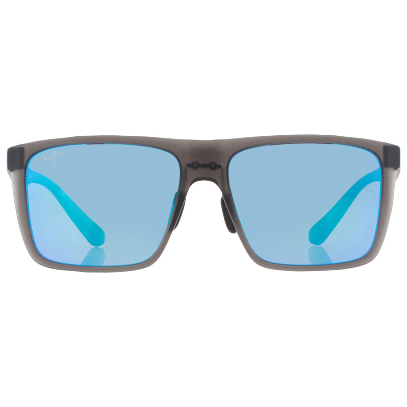 Maui Jim Honokalani Blue Hawaii Rectangular Men's Sunglasses B455