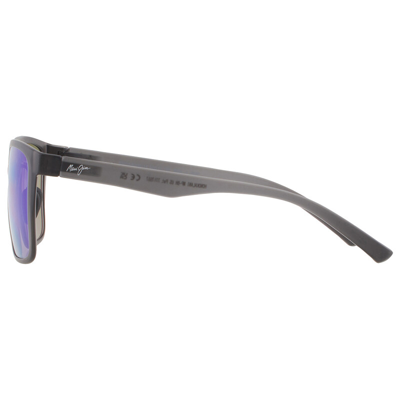 Maui Jim Honokalani Blue Hawaii Rectangular Men's Sunglasses B455
