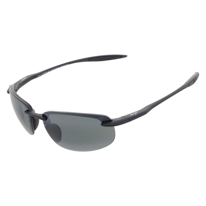 Maui Jim Hookipa Ultra Neutral Grey Wrap Men's Sunglasses 676-02