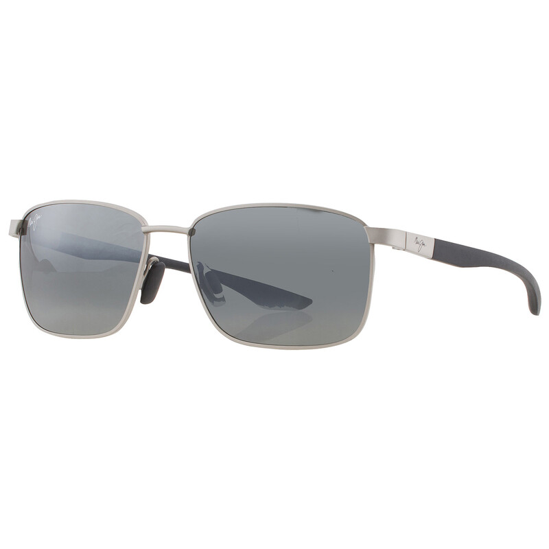 Maui Jim Ka'ala Nuetral Grey Rectangular Unisex Sunglasses 856-17