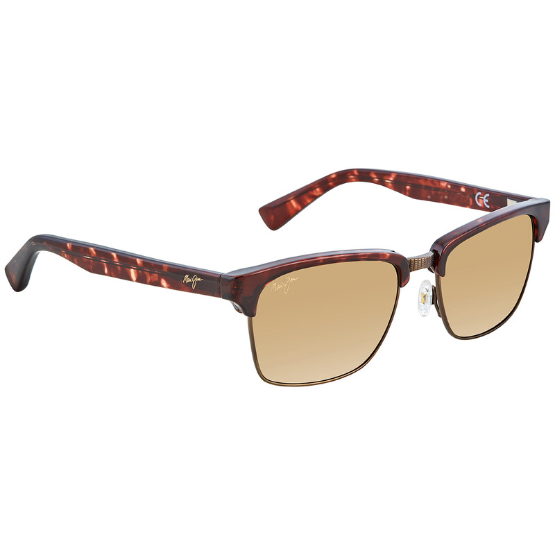 Maui Jim Kawika HCL Bronze Square Unisex Sunglasses H257-16C 54
