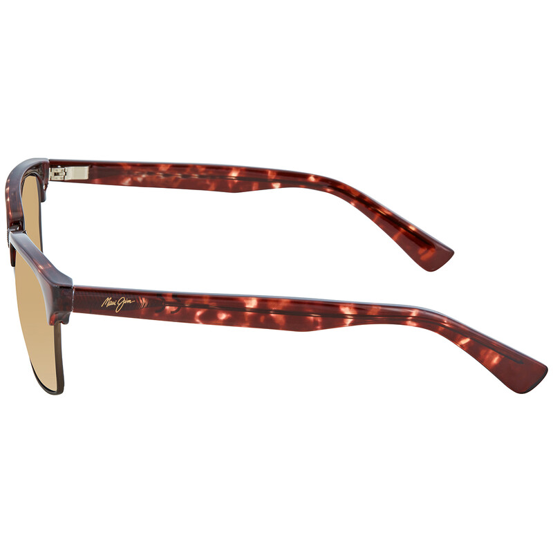 Maui Jim Kawika HCL Bronze Square Unisex Sunglasses H257-16C 54