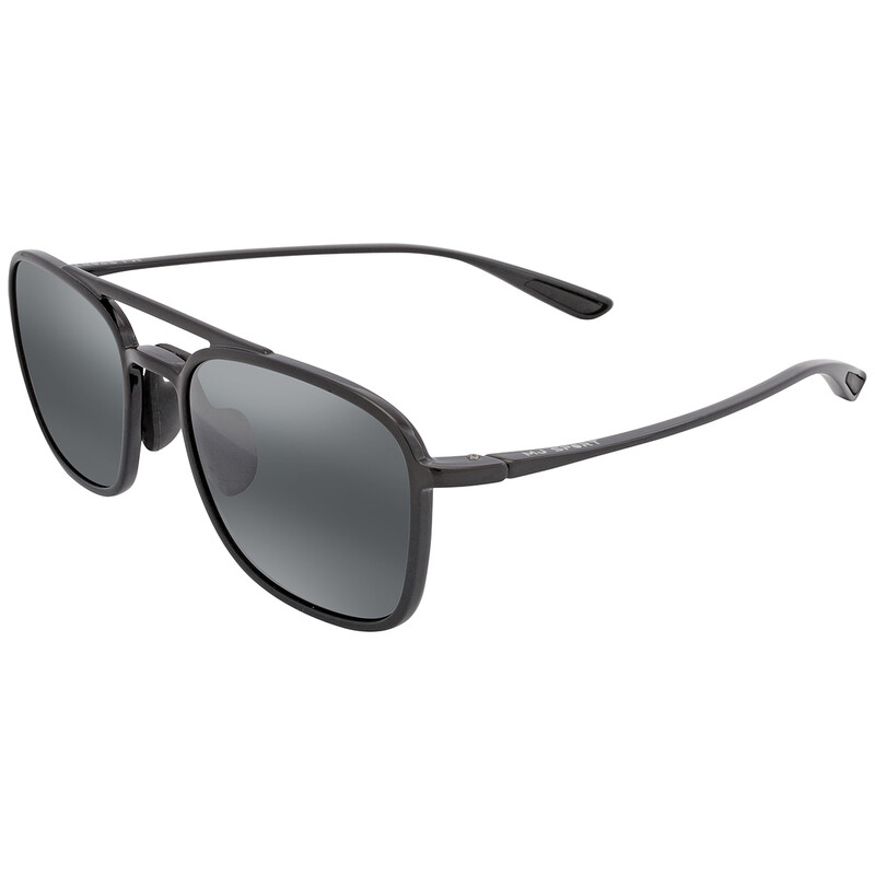 Maui Jim Keokea Neutral Grey Navigator Unisex Sunglasses 447-02 55