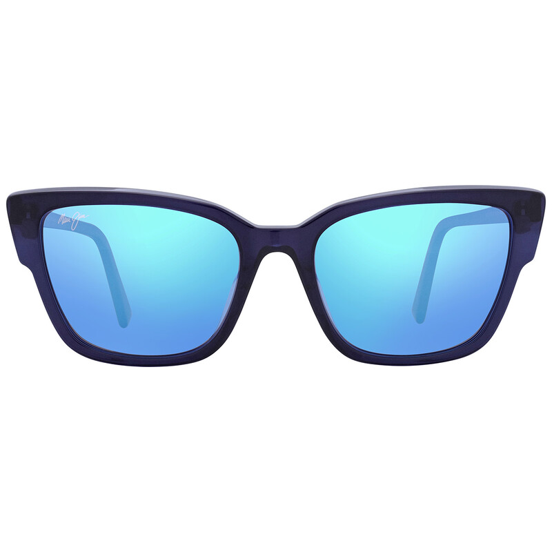 Maui Jim Kou Blue Hawaii Cat Eye Ladies Sunglasses B884-03 55