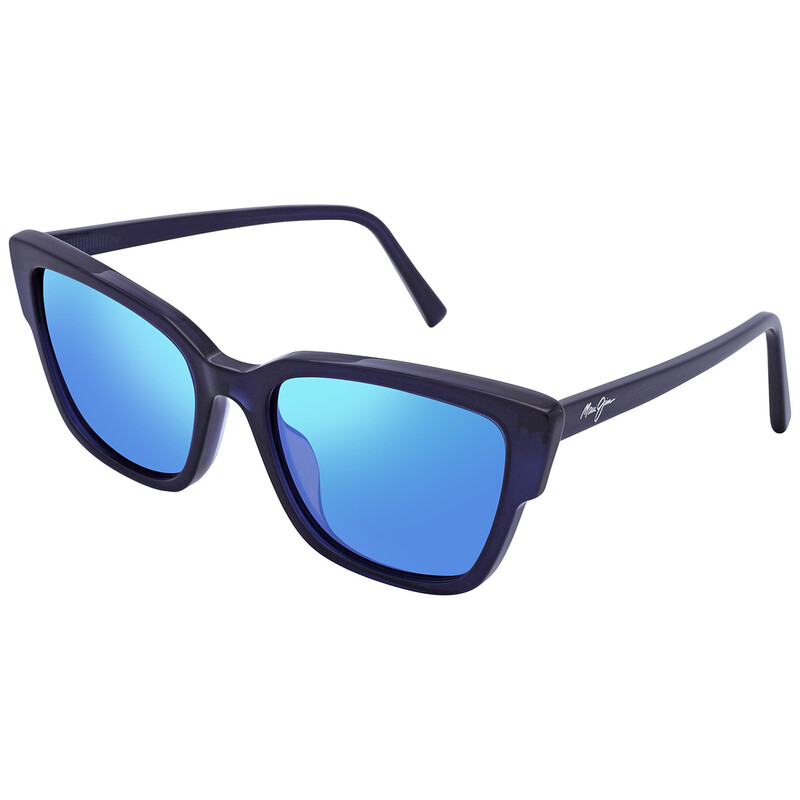 Maui Jim Kou Blue Hawaii Cat Eye Ladies Sunglasses B884-03 55